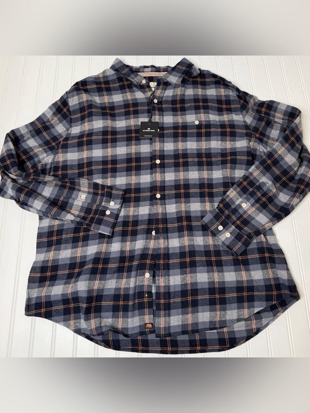 The Normal Brand Flannel Shirt Mens 2XL XXL Stephen Conrad Plaid NEW 1778 - Picture 1 of 3